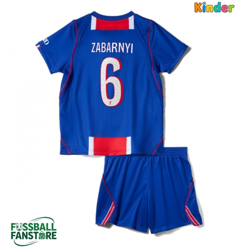 Paris Saint-Germain Ilya Zabarnyi #6 Replik Heimtrikot Kinder 2026-27 Kurzarm (+ Kurze Hosen)